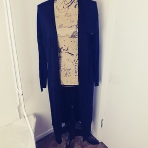 Worthington duster cardigan SZ M NWT